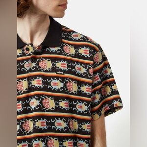 OBEY BUGS JACQUARD POLO SHIRT size m